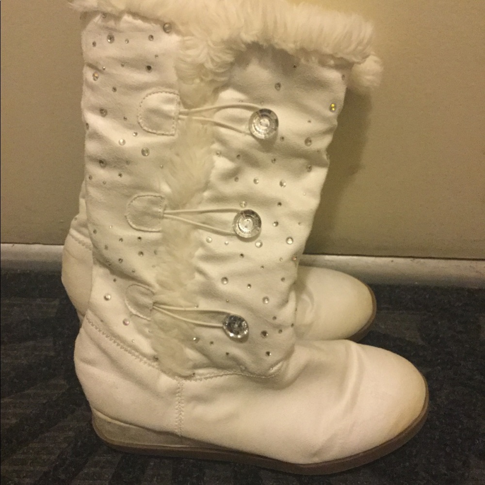 White boots